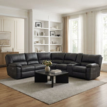 Load image into Gallery viewer, Kingston Electric Recliner Corner Sofa - Black