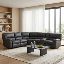 Load image into Gallery viewer, Kingston Electric Recliner Corner Sofa - Black