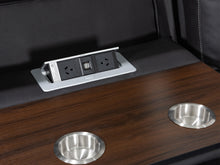 Load image into Gallery viewer, Kingston Electric Recliner Corner Sofa - Black