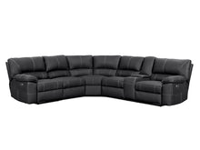 Load image into Gallery viewer, Kingston Electric Recliner Corner Sofa - Black