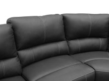 Load image into Gallery viewer, Kingston Electric Recliner Corner Sofa - Black