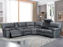 Load image into Gallery viewer, Kingston Electric Recliner Corner Sofa - Grey