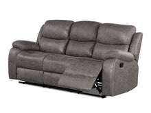 Load image into Gallery viewer, Wilson Manual 3 Seater Recliner Sofa - Brown