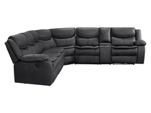 Load image into Gallery viewer, Mandan Electric Recliner Corner Sofa - Black