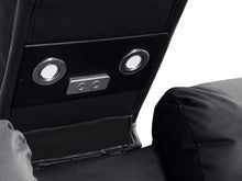 Load image into Gallery viewer, Mandan Electric Recliner Corner Sofa - Black