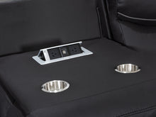 Load image into Gallery viewer, Mandan Electric Recliner Corner Sofa - Black