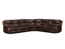 Load image into Gallery viewer, Mandan Manual Recliner Corner Sofa - Brown