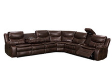 Load image into Gallery viewer, Mandan Manual Recliner Corner Sofa - Brown