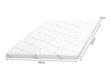 Load image into Gallery viewer, Betalife Zonelux 5 Zone Gel Memory Foam Mattress Topper - Single