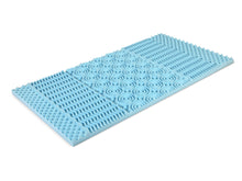 Load image into Gallery viewer, Zonelux 5 Zone Gel Memory Foam Mattress Topper - King Single