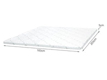 Load image into Gallery viewer, Zonelux 5 Zone Gel Memory Foam Mattress Topper - Super King