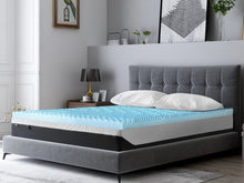 Load image into Gallery viewer, Zonelux 5 Zone Gel Memory Foam Mattress Topper - Super King