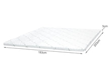 Load image into Gallery viewer, Zonelux 5 Zone Gel Memory Foam Mattress Topper - Super King