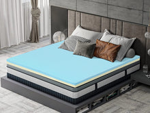 Load image into Gallery viewer, Dream Flip Dual Sided Memory Foam Mattress Topper - Super King
