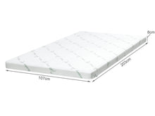 Load image into Gallery viewer, Comfort Plush Gel Memory Foam Mattress Topper - King Single At Betalife
