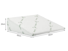 Load image into Gallery viewer, Pure Wedge Bamboo Gel Memory Foam Wedge Pillow