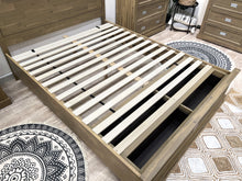 Load image into Gallery viewer, Hadley Solid Wood Queen Bed Frame with Storage - Emerland Grey