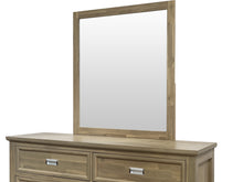 Load image into Gallery viewer, Hadley Solid Wood 6 Drawer Dresser with Mirror - Emerland Grey