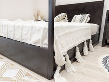 Load image into Gallery viewer, Cabos Solid Wood Queen Bed Frame - Mocha