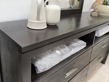 Load image into Gallery viewer, Cabos Solid Wood 4 Drawer Dresser with Mirror - Mocha