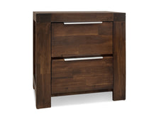 Load image into Gallery viewer, Jarvis Solid Wood Bedside Table - Caramel