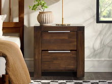 Load image into Gallery viewer, Jarvis Solid Wood Bedside Table - Caramel