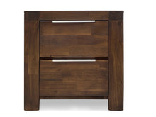 Load image into Gallery viewer, Jarvis Solid Wood Bedside Table - Caramel