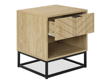 Load image into Gallery viewer, 23087 - Crovo Wooden Bedside Table - Natural - Betalife