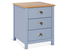 Load image into Gallery viewer, Atlas Wooden Bedside Table - Blue Grey At Betalife
