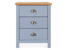 Load image into Gallery viewer, Atlas Wooden Bedside Table - Blue Grey At Betalife
