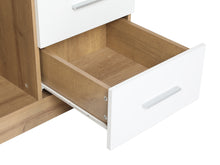 Load image into Gallery viewer, Harris 2 Door Wardrobe with 3 Drawers - Oak+White