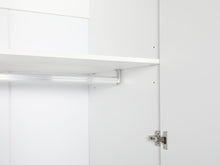 Load image into Gallery viewer, Tongass 4 Door Wardrobe with 3 Drawers - White