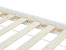 Load image into Gallery viewer, Castor King Single Wooden Bed Frame - White