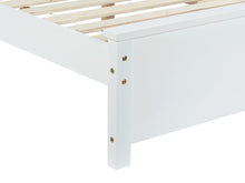 Load image into Gallery viewer, Castor Queen Wooden Bed Frame - White