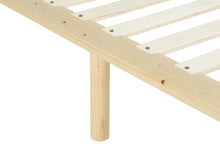 Load image into Gallery viewer, Ohio Single Wooden Bed Base - Natural