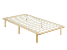 Load image into Gallery viewer, Ohio Single Wooden Bed Base - Natural