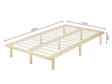 Load image into Gallery viewer, Ohio King Single Wooden Bed Base - Natural