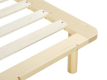 Load image into Gallery viewer, Ohio Queen Wooden Bed Base - Natural