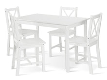 Load image into Gallery viewer, Chloe 5 Piece Dining Set - White