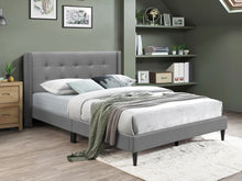 Load image into Gallery viewer, Sealy Queen Bed Frame - Light Grey