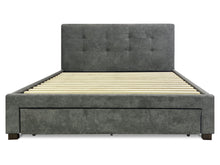 Load image into Gallery viewer, Robson Queen Bed Frame with Storage - Grey