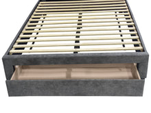 Load image into Gallery viewer, Walter Queen Bed Frame with Storage - Grey