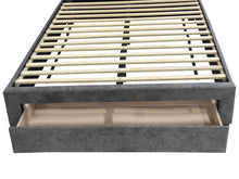 Load image into Gallery viewer, Walter Queen Bed Frame with Storage - Grey