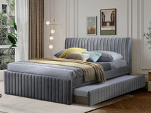 Load image into Gallery viewer, Tasman Queen with Single Trundle Bed Frame - Grey
