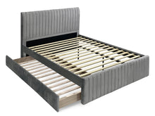 Load image into Gallery viewer, Tasman Queen with Single Trundle Bed Frame - Grey