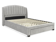 Load image into Gallery viewer, Barney Queen Bed Frame With Storage - Light Grey