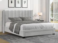 Load image into Gallery viewer, Hogan Queen Bed Frame with Storage - Light Grey
