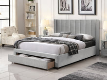 Load image into Gallery viewer, Hogan Queen Bed Frame with Storage - Light Grey