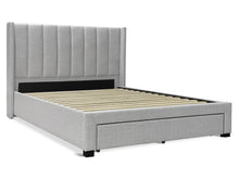 Load image into Gallery viewer, Hogan Queen Bed Frame with Storage - Light Grey