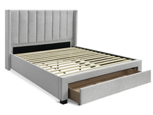 Load image into Gallery viewer, Hogan Queen Bed Frame with Storage - Light Grey